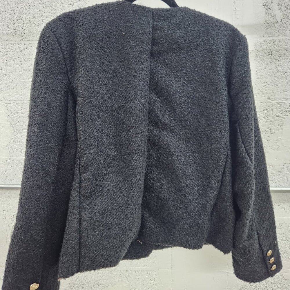 Universal Thread Women's Button Up Winter Blazer Jacket - Picture 4 of 7